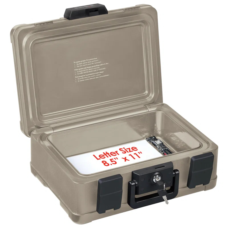 FireKing Fire And Water Chest Safe Box Lock