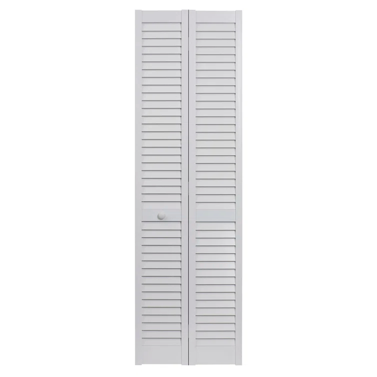LTL Home Products Seabrooke Louvered PVC Bi-Fold Door & Reviews | Wayfair