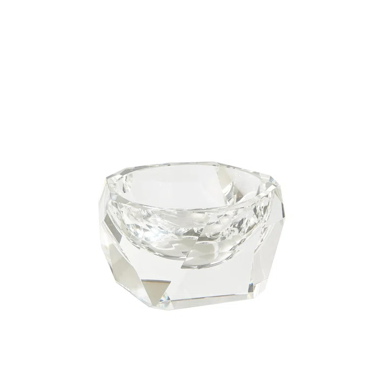 Global Views Multi Facet Crystal Bowl | Wayfair