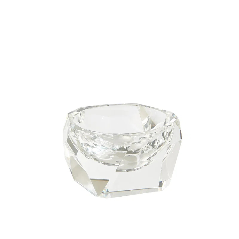 Multi Facet Crystal Bowl