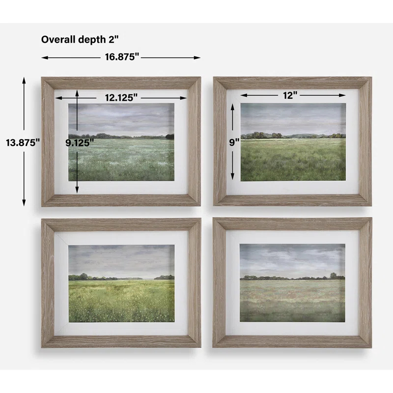 Quiet Meadows " Uttermost Quiet Meadows " 4 - Pieces
