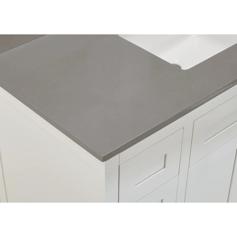 Madrid 49'' Composite Single Bathroom Vanity Top with Sink