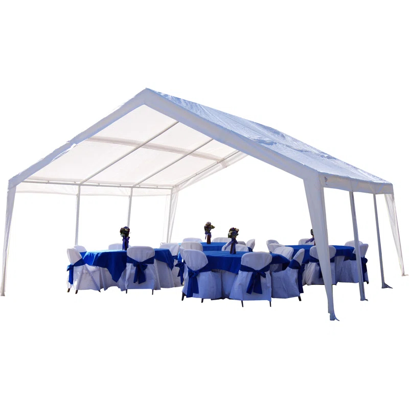 King Canopy Expandable Canopy 12ft x 20ft or 20ft x 20ft Steel Frame with 8 Legs