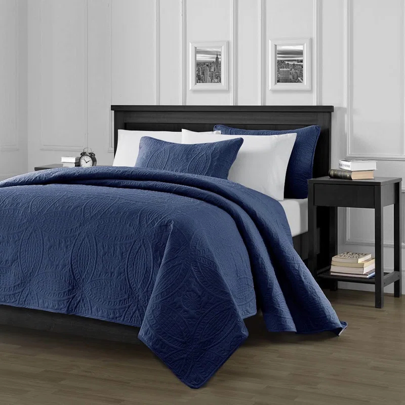 Austin Standard Geometric Shapes Coverlet Set