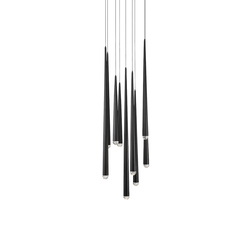 Cascade 9 - Light Dimmable LED Tiered Chandelier