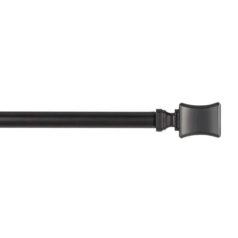 Amalgamated Textiles Adjustable Single Curtain Rod
