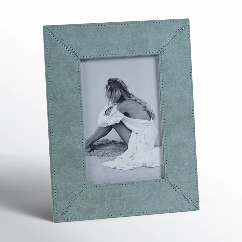Birch Lane™ Suede Leather/ MDF Picture Frame