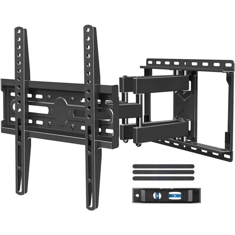 BEACHWATER POOL & SPA, LLC TV Wall Mount For 32-65 Inch TV, TV Mount With Swivel And Tilt, Full Motion TV Bracket With Articulating Dual Arms, Fits 16Inch Studs, Max VESA 400X400 Mm, 99Lbs