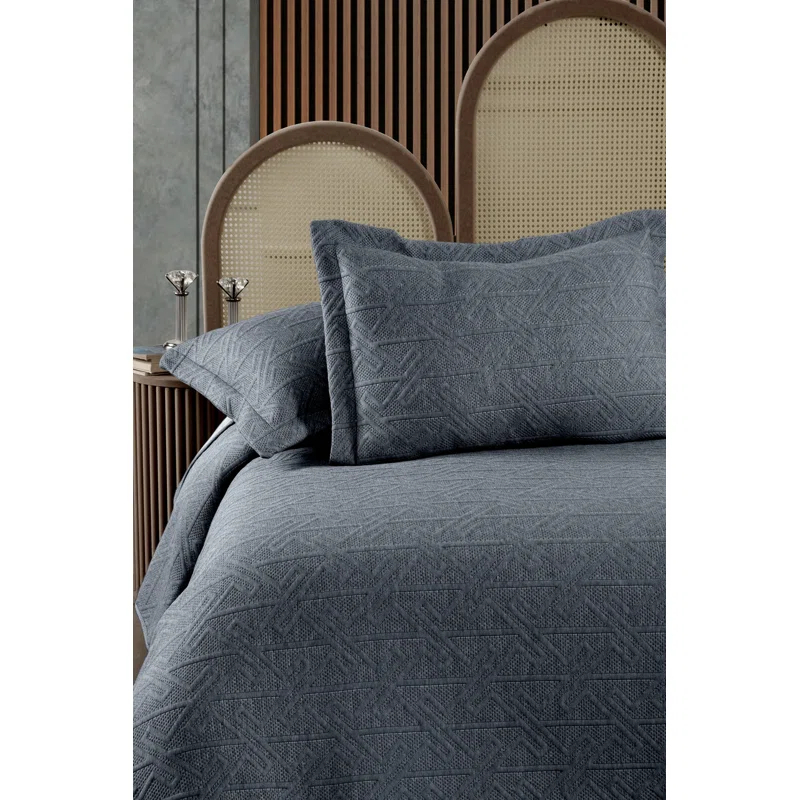 Ambesonne Flannel Mixed Coverlet Set (Set of 3)