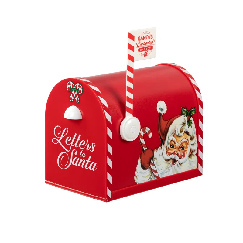 Mr. Christmas Magic of Christmas 10 in. Santa's Enchanted Mailbox