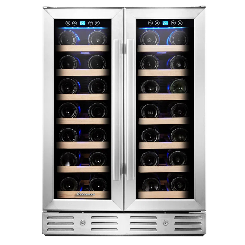 Kalamera Kalamera 40 Bottle Dual Zone Built-In Wine Refrigerator