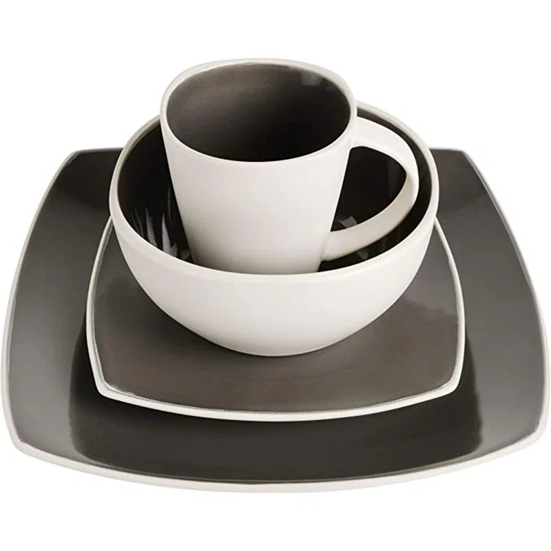 Ivy Bronx  Stoneware Dinnerware - Service for 4