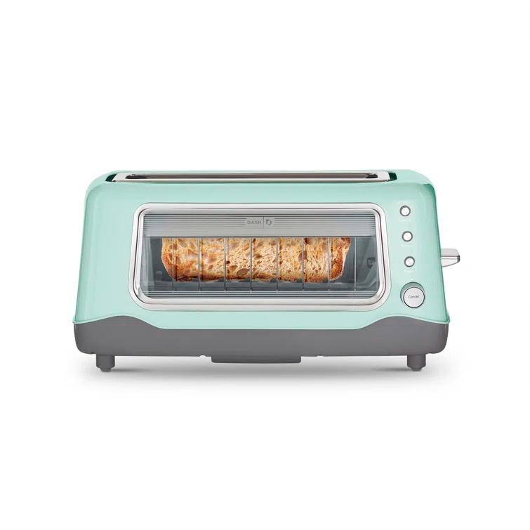 DASH Dash 2 Slice Long Slot Clear View Toaster