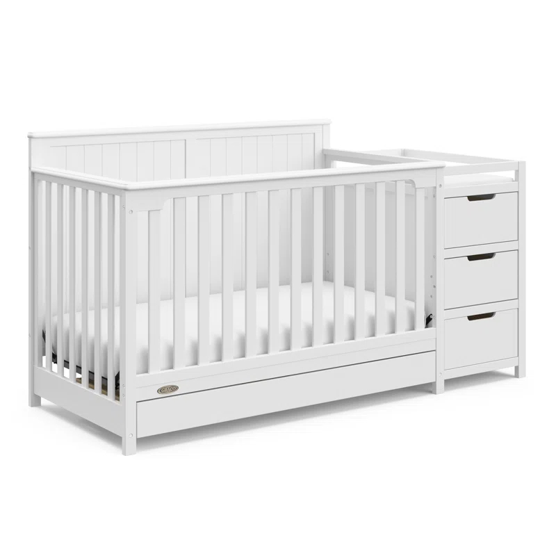 Graco Hadley 5-in-1 Convertible Crib and Changer with Storage