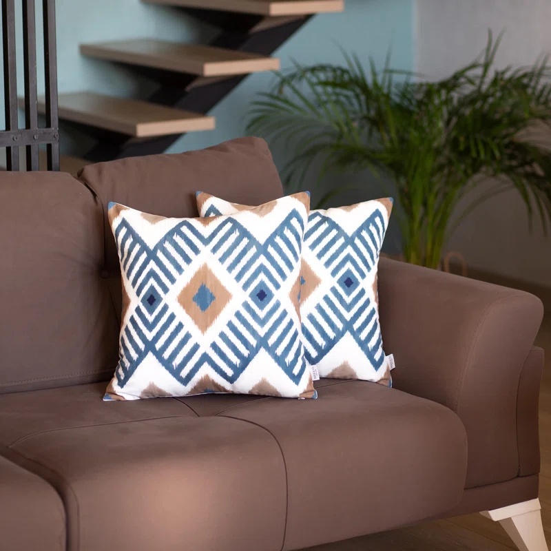 Apolena Ikat Reversible Pillow Cover (Set of 2)