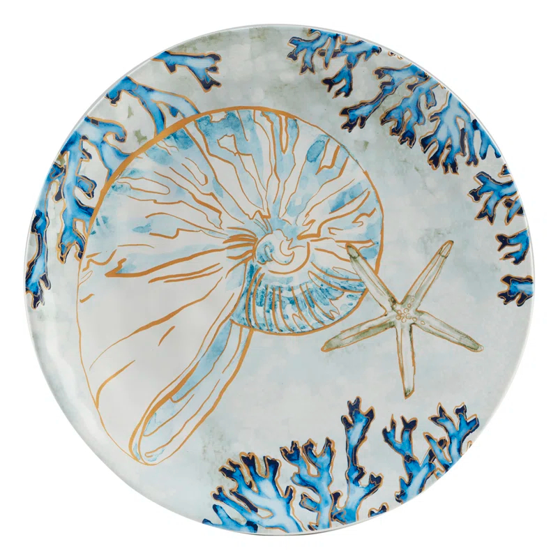 Certified International Certified International Playa Shells Set Of 4 Salad Plate