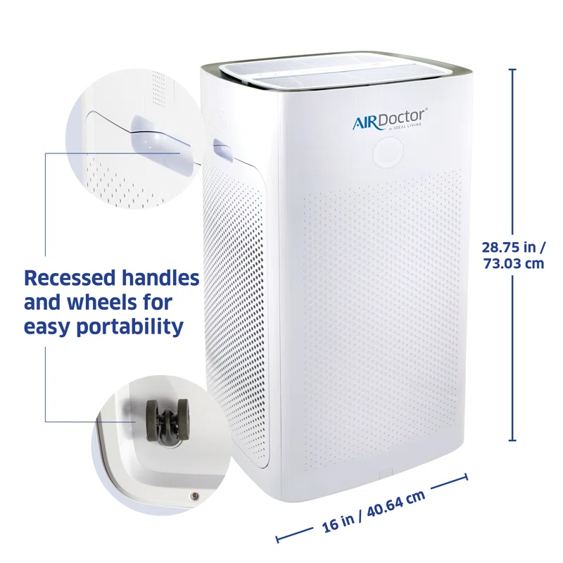 Air Doctor AIRDOCTOR AD5500i Smart Purifier for Extra Large Spaces UltraHEPA Carbon & VOC Filters