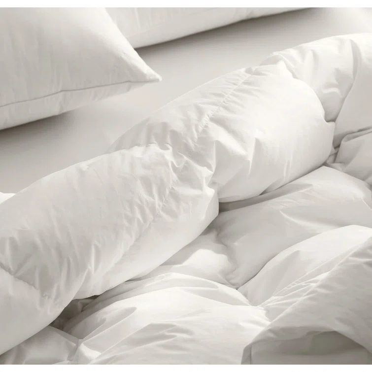 BOLL & BRANCH Down Duvet Insert - King/Cal King, Lightweight - Luxury Shell - Cruelty-Free U.S. Down Bedding - Bafflebox, Maintains Loft