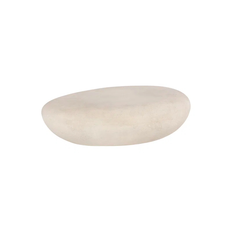 Phillips Collection Roman Stone River Stone Solid Coffee Table