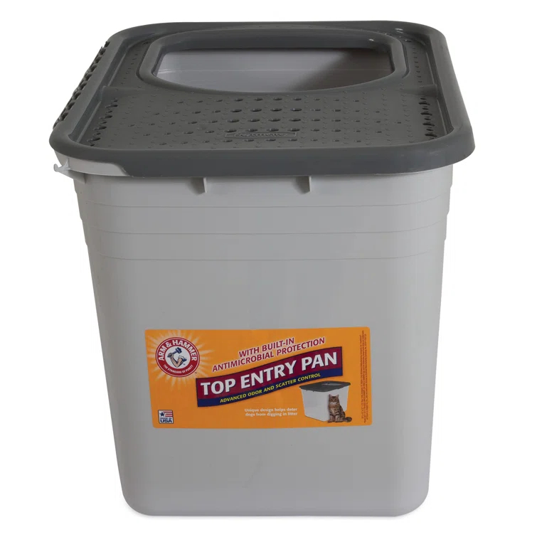 Arm & Hammer® Plastic Enclosed Litter Box