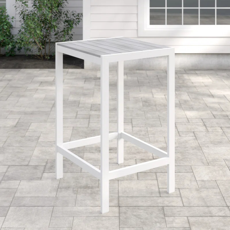 Modway Maine Aluminum Outdoor Patio Bar Table & Reviews | Wayfair
