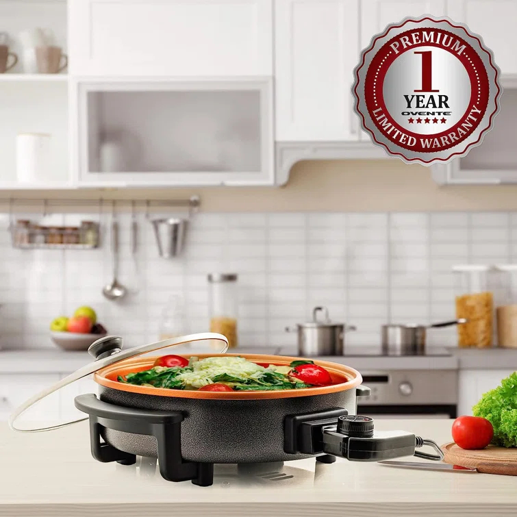 Ovente OVENTE 12" Electric Skillet and Frying Pan