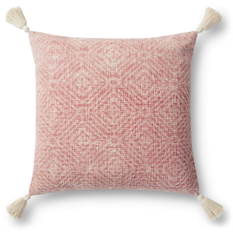 Loloi Rugs Tassels Cotton Throw Pillow