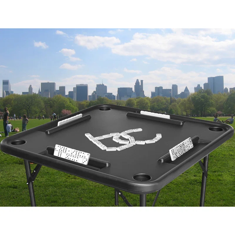 Domino Table and Game Table -Professional Grade Gaming Table, Black