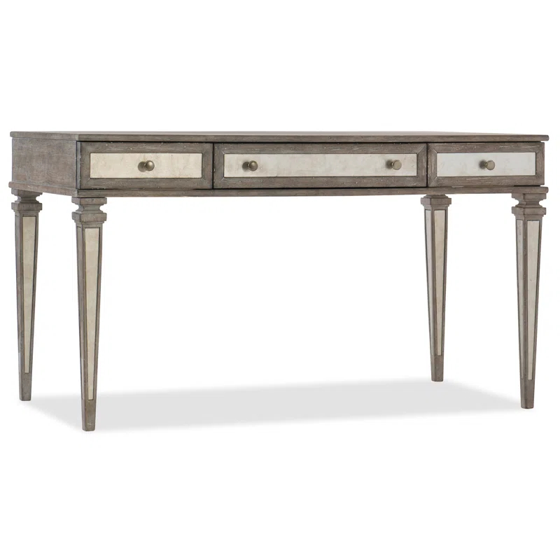 Hooker Furniture Rustic Glam Solid Wood Top Writing Desk