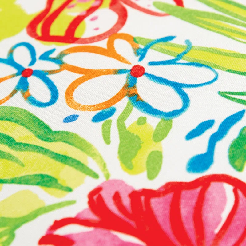 Floral Reversible Throw Pillow