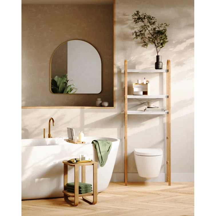 Umbra Aquala Freestanding Bamboo Bath Caddy