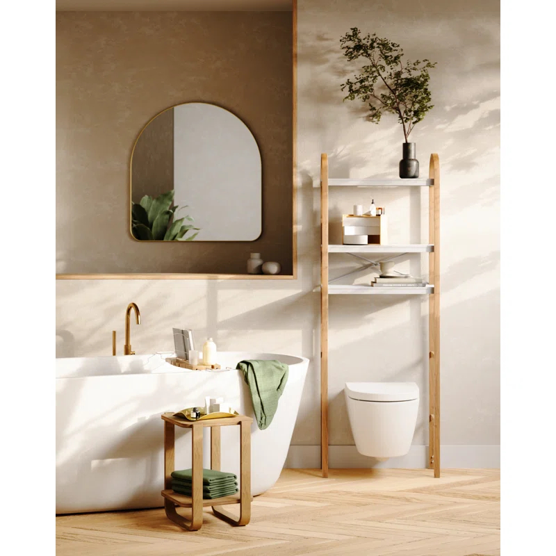 Aquala Freestanding Bamboo Bath Caddy