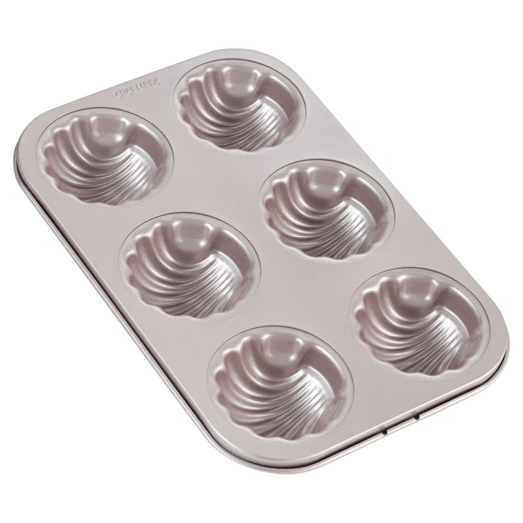 CHEFMADE CHEFMADE 6 Cavity Madeleine Mold Cake Pan