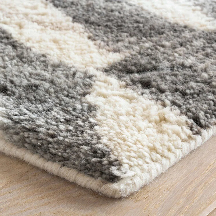 Dash and Albert Rugs Farah Grey Hand Knotted Wool Rug