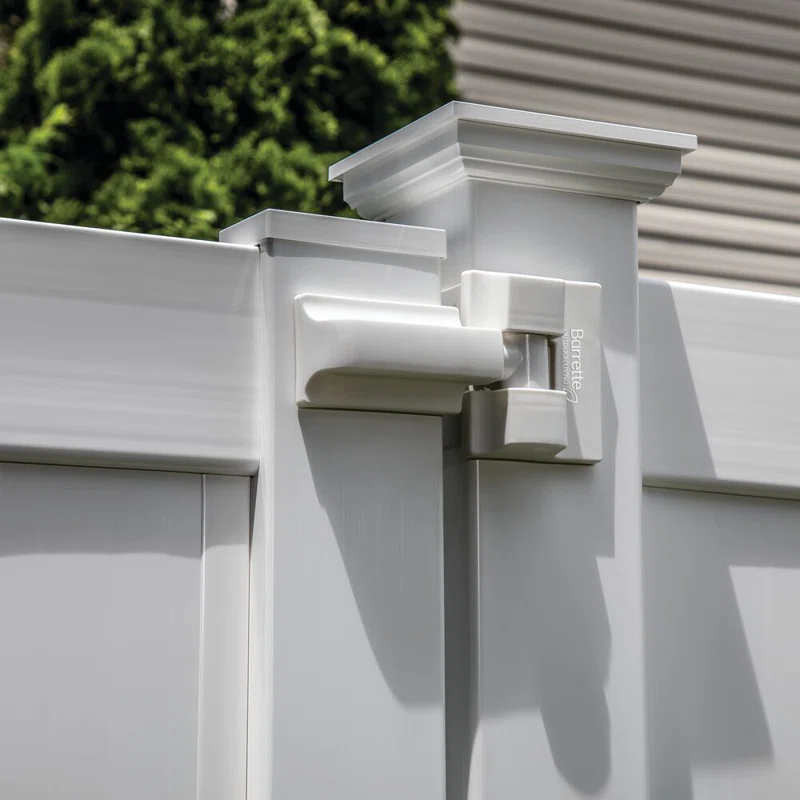 Barrette Outdoor Living Heavy-Duty Modern Wrap Hinge Stainless Steel (Set of 2)