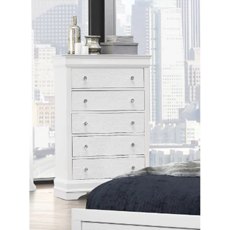 Lark Manor™ Crocodile Textured Chest, Chest Of Drawers