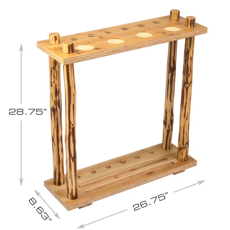 Rush Creek 6 Billard Cue Floor Rack Holder