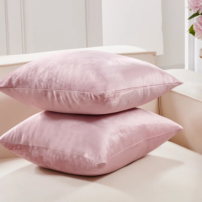 Deconovo Velvet Reversible Pillow Cover (Set of 2)