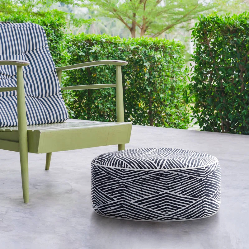 Costa Portable Water Repellent Inflatable Round/Cube Ottoman