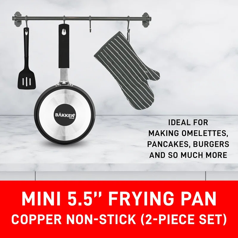 Lifemaster Lifemaster Steel Non-Stick Skillet with Lid