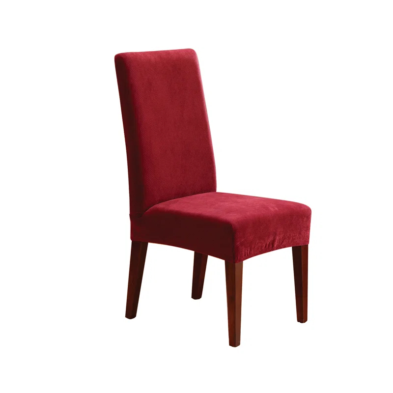 Sure Fit Stretch Pique Box Cushion Dining Chair Slipcover