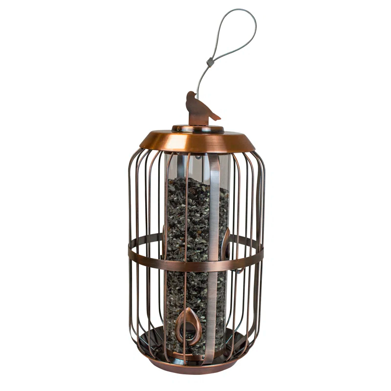 Outdoor Leisure Products Metal Hanging Decorative Bird Feeder