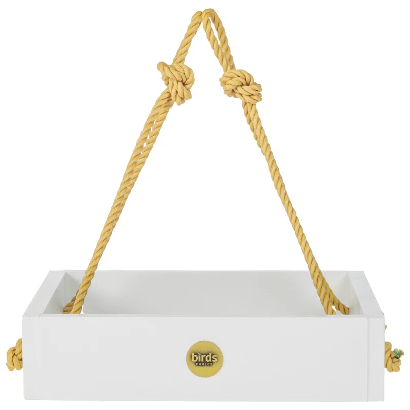 Birds Choice Birds Choice Modern Farmhouse Small Hanging Platform Bird Feeder