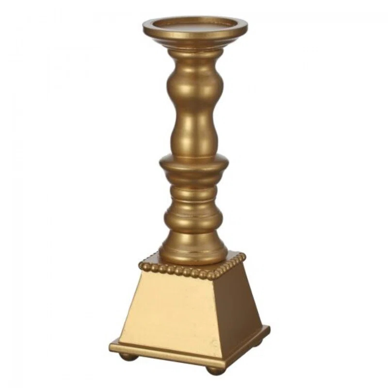 Wooden Stand Pillar Candle Holder