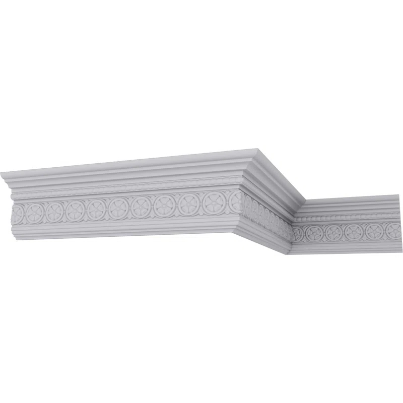 Ekena Millwork SAMPLE - Endurathane Washington Crown Moulding, 5 3/4"H x 3 1/8"P x 6 1/2"F x 12"L, (2" Repeat)