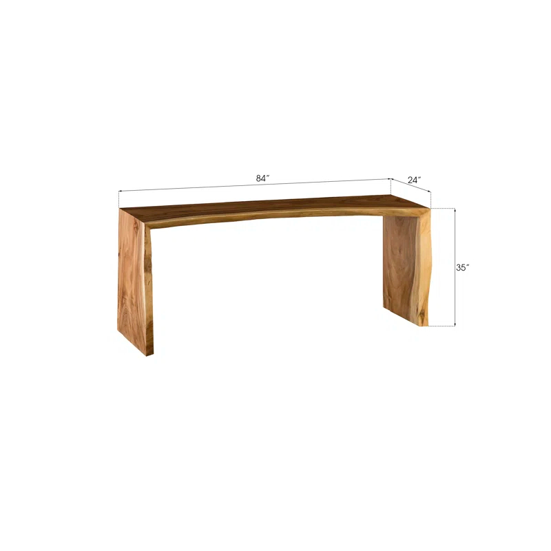 Phillips Collection Waterfall 84" Solid Wood Console Table