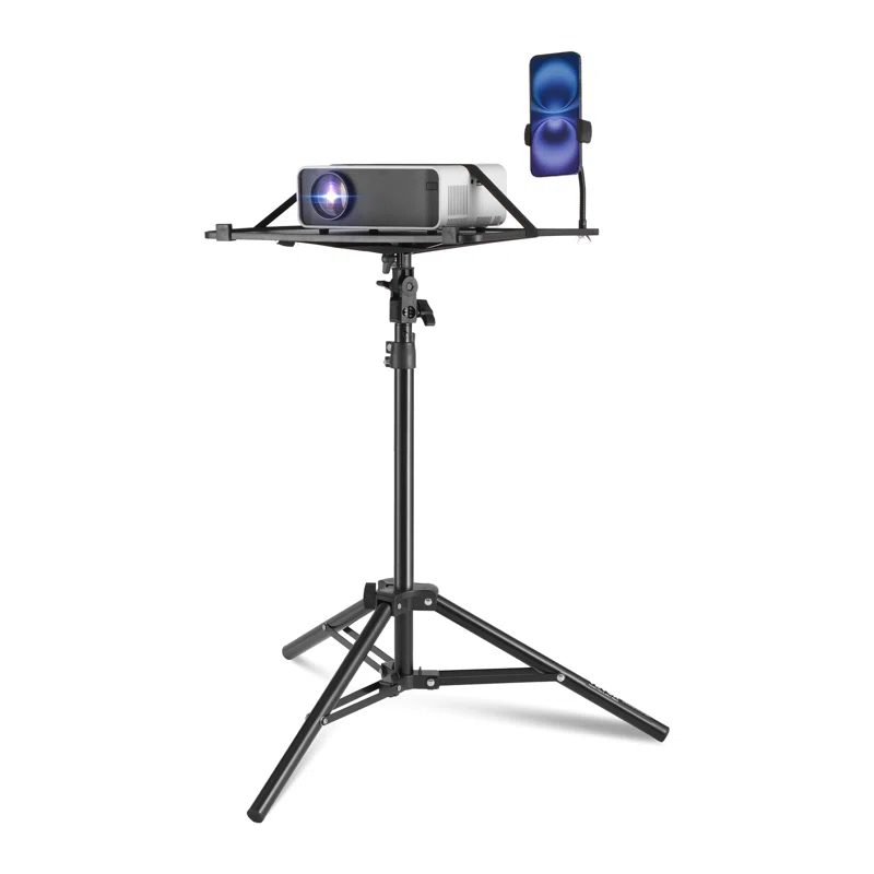 Rebrilliant Projector Stand Laptop Stand Tripod Adjustable Height from 26.97 to 63 in
