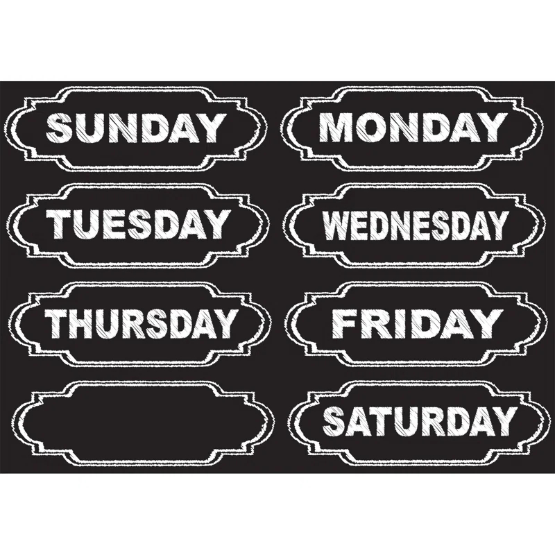 Ashley Productions Ashley Productions Die-Cut Chalkboard (Set of 6)
