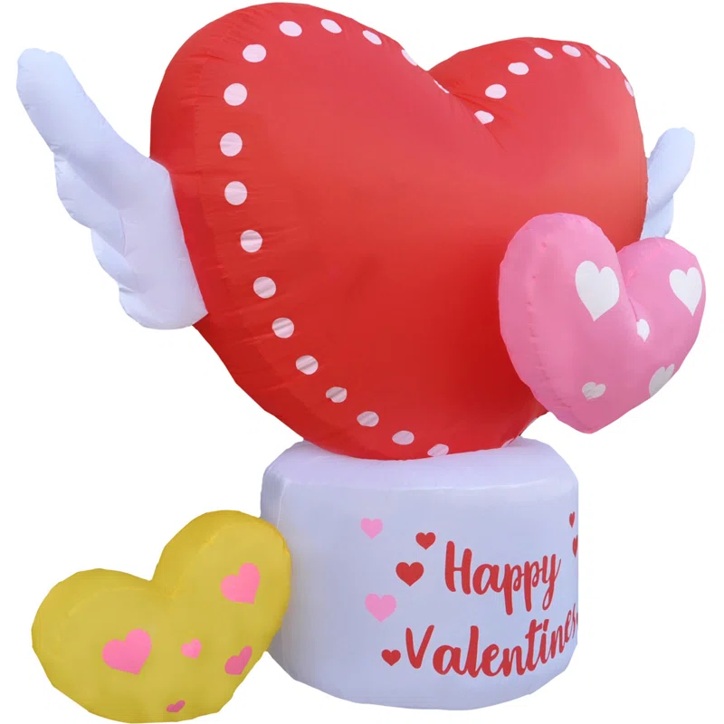 Fraser Hill Farm Heart with Wings Inflatable