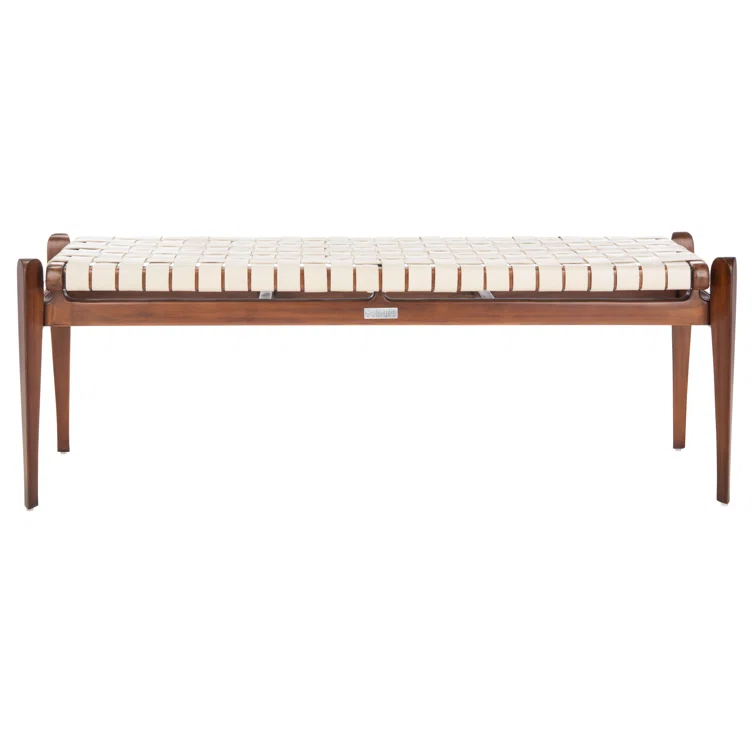 Kenan Genuine Leather Bench